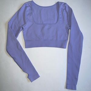 Bundle of long sleeve work out crop tops